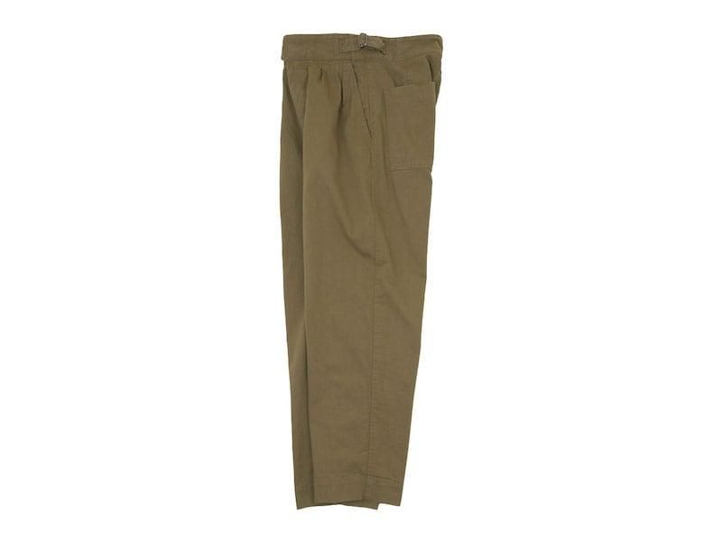 MHL. WORKWEAR COTTON DRILL CINCH FRONT TROOUSER 180KHAKI̥󥺡
