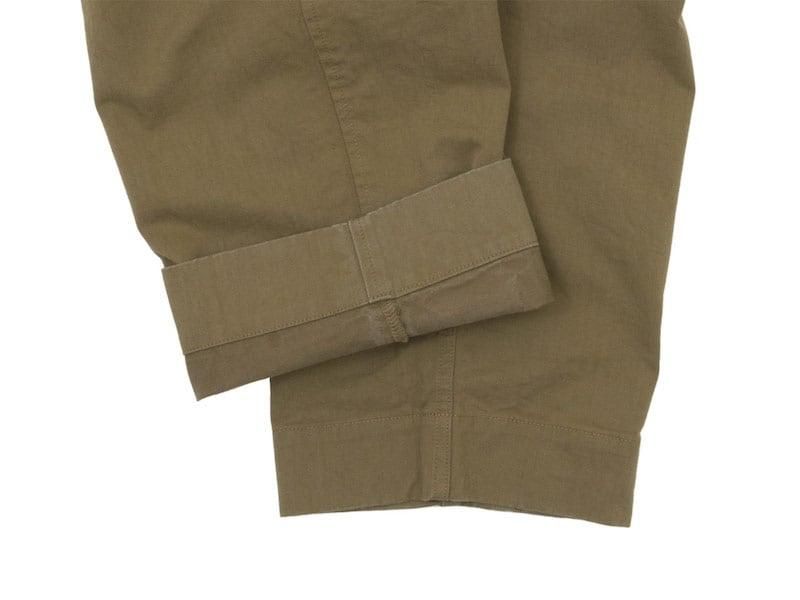 MHL. WORKWEAR COTTON DRILL CINCH FRONT TROOUSER 180KHAKI̥󥺡