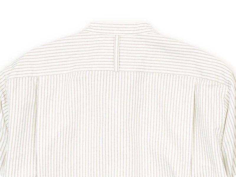 MHL. COMPACT COTTON STRIPE SHIRTS 030WHITE ̥󥺡