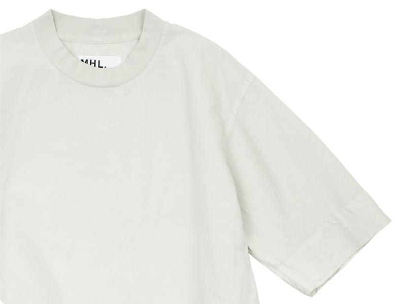 MHL. DRY COTTON LINEN PULLOVER 032WHITE ̥󥺡