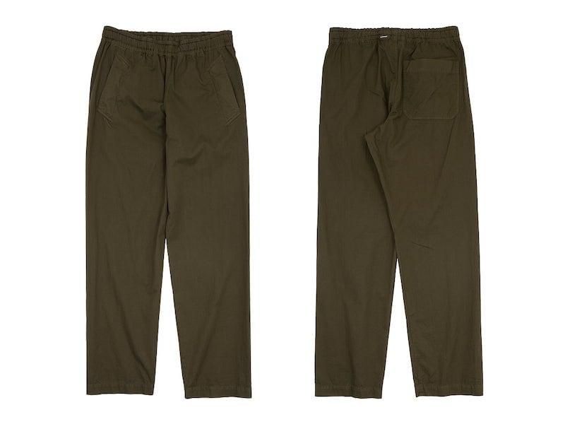 MHL. SUPERFINE COTTON TWILL TROUSERS 052BROWN̥󥺡