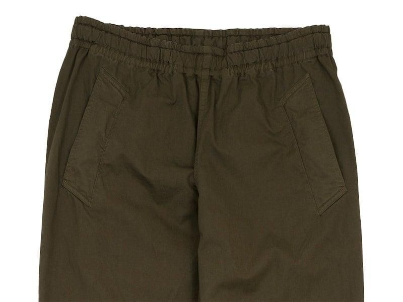 MHL. SUPERFINE COTTON TWILL TROUSERS 052BROWN̥󥺡