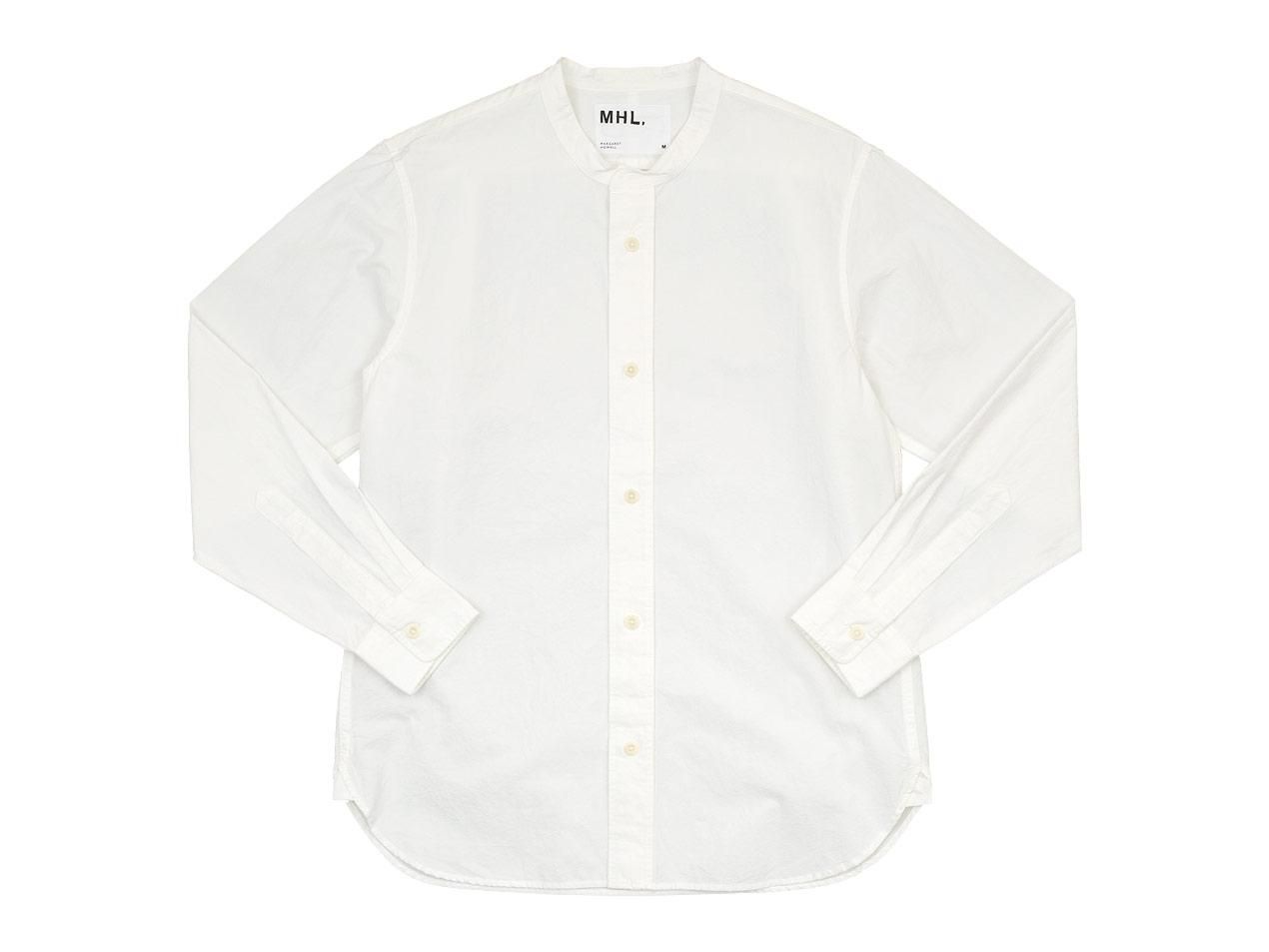 MHL. COTTON LINEN PLAIN WEAVE SHIRTS 030WHITE 〔メンズ〕 MHL.通販