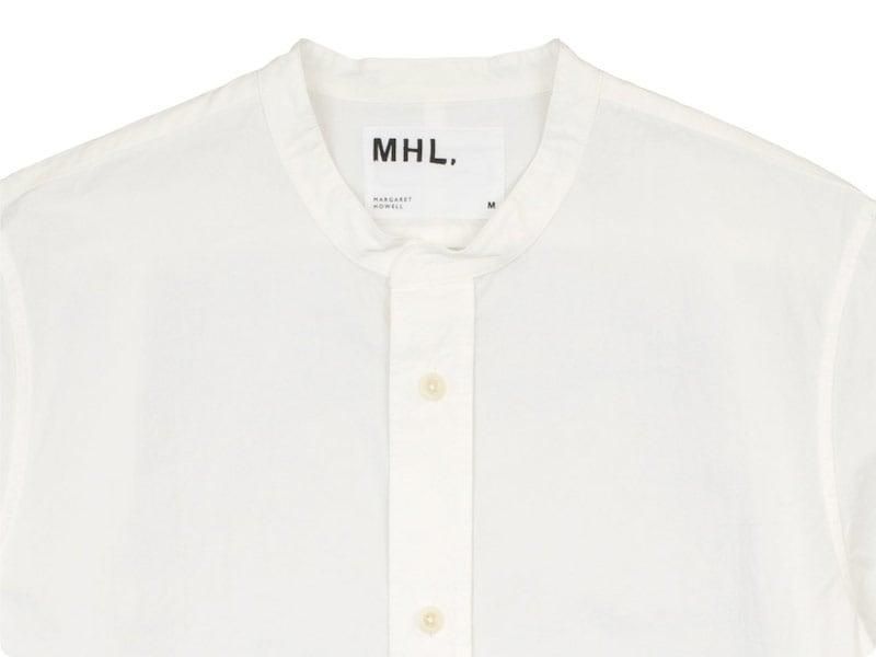 MHL. COTTON LINEN PLAIN WEAVE SHIRTS 030WHITE ̥󥺡
