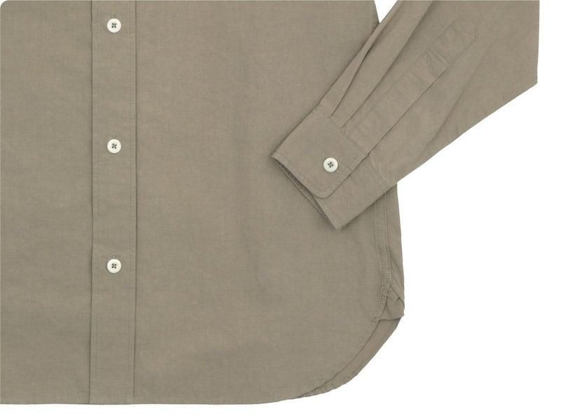 MHL. COTTON LINEN PLAIN WEAVE SHIRTS 053BROWN ̥󥺡