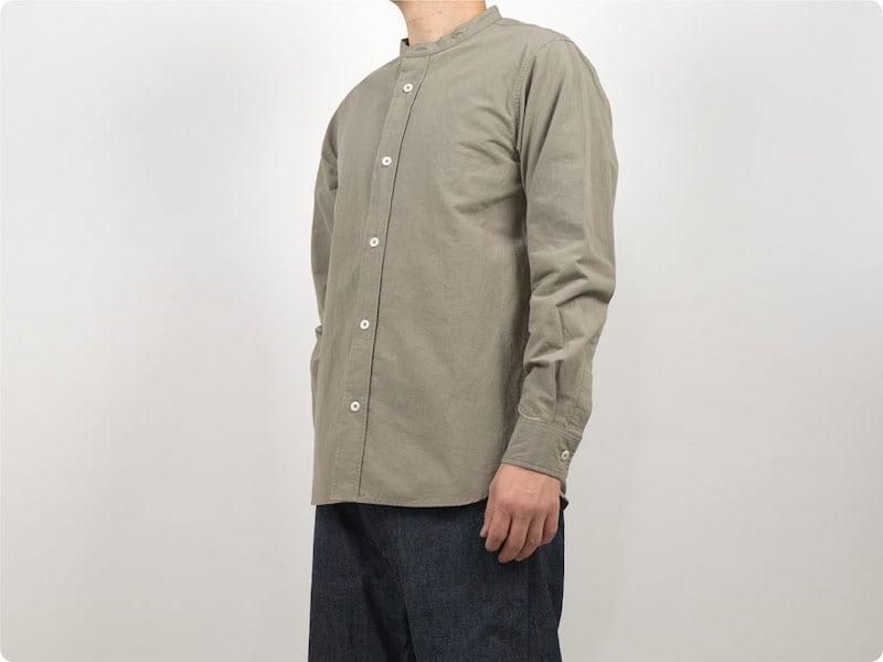 MHL. COTTON LINEN PLAIN WEAVE SHIRTS 053BROWN ̥󥺡