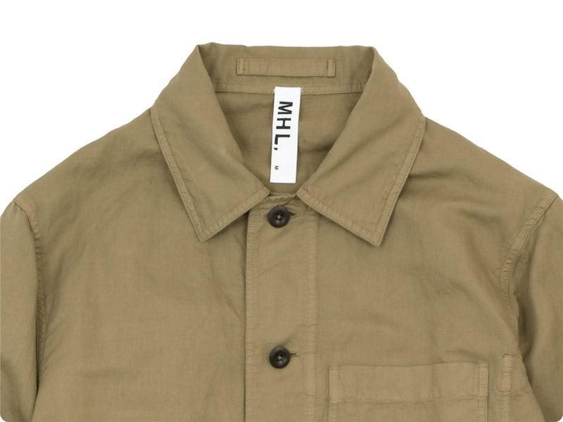 MHL. DRY COTTON LINEN TWILL BLOUSON 044BEIGE ̥󥺡