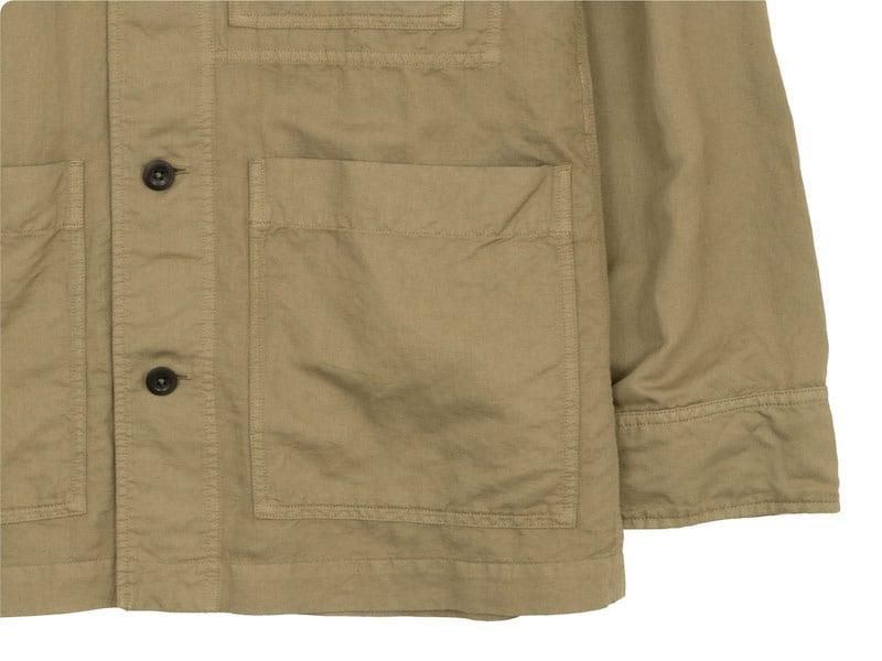 MHL. DRY COTTON LINEN TWILL BLOUSON 044BEIGE ̥󥺡