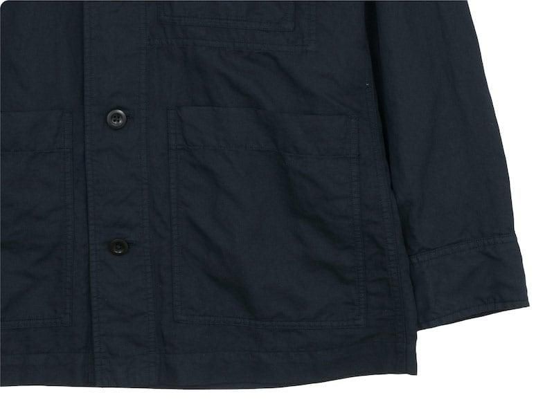 MHL. DRY COTTON LINEN TWILL BLOUSON 121NAVY ̥󥺡