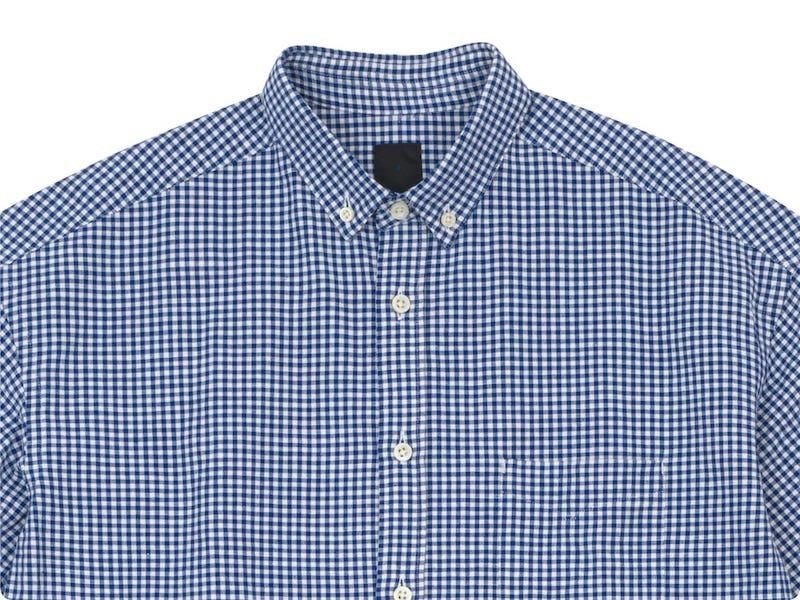 maillot sunset relax B.D. shirts BLUE GINGHAM