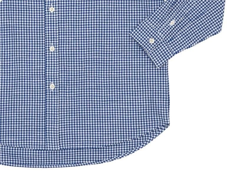 maillot sunset relax B.D. shirts BLUE GINGHAM