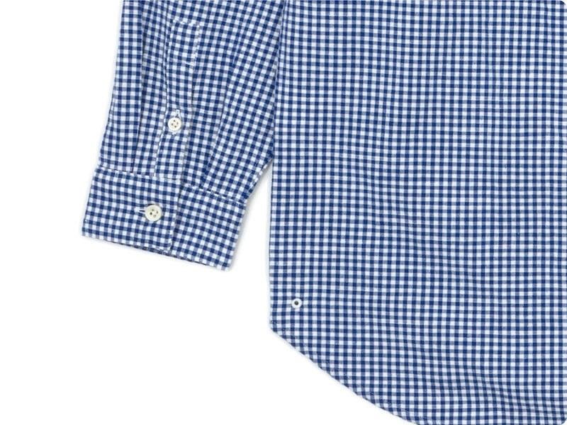 maillot sunset relax B.D. shirts BLUE GINGHAM