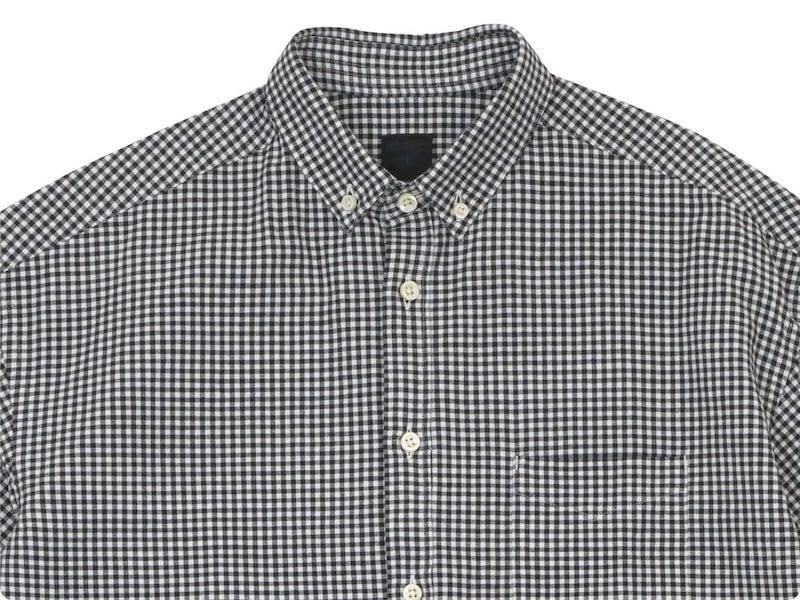 maillot sunset relax B.D. shirts BLACK GINGHAM