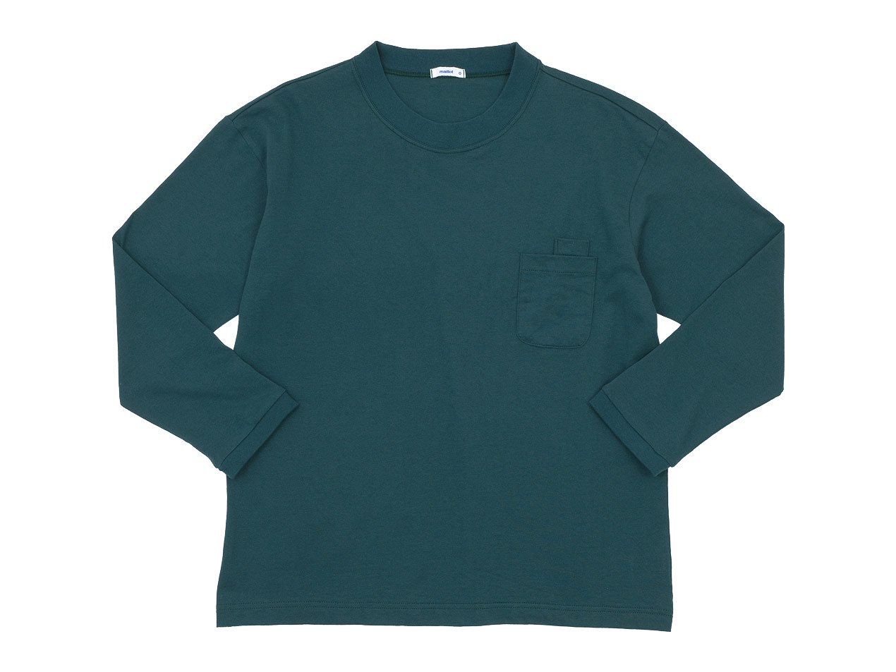 maillot US cotton double pocket long-Tee GREEN