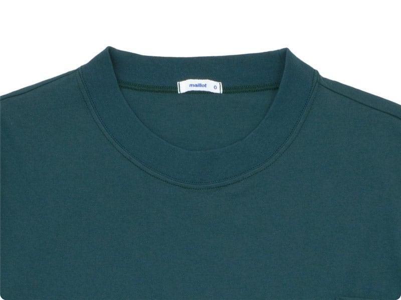 maillot US cotton double pocket long-Tee GREEN