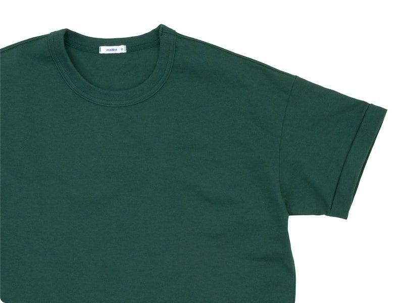 maillot super heavy cotton relax Tee GREEN