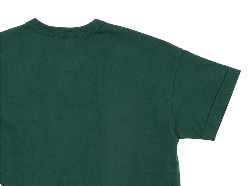 maillot super heavy cotton relax Tee GREEN