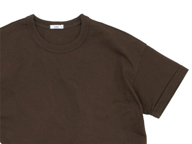 maillot super heavy cotton relax Tee BROWN