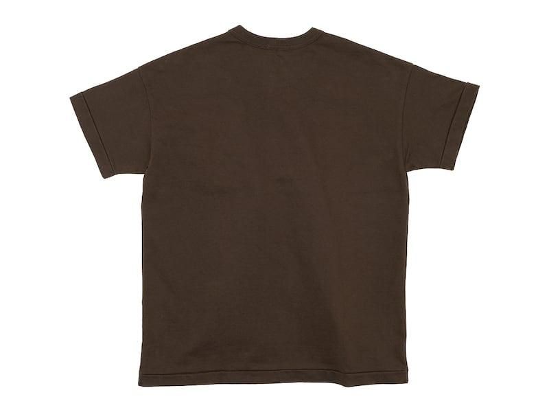 maillot super heavy cotton relax Tee BROWN
