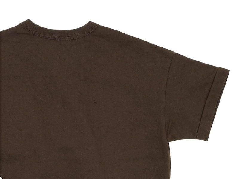 maillot super heavy cotton relax Tee BROWN