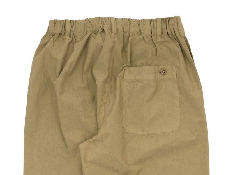 maillot mature rub cotton easy pants BEIGE