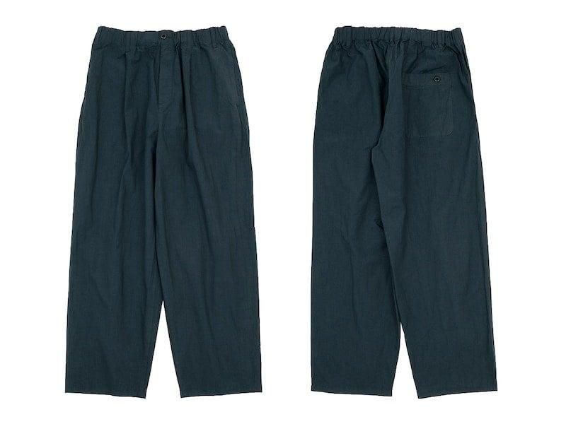 maillot mature rub cotton easy pants INK BLACK