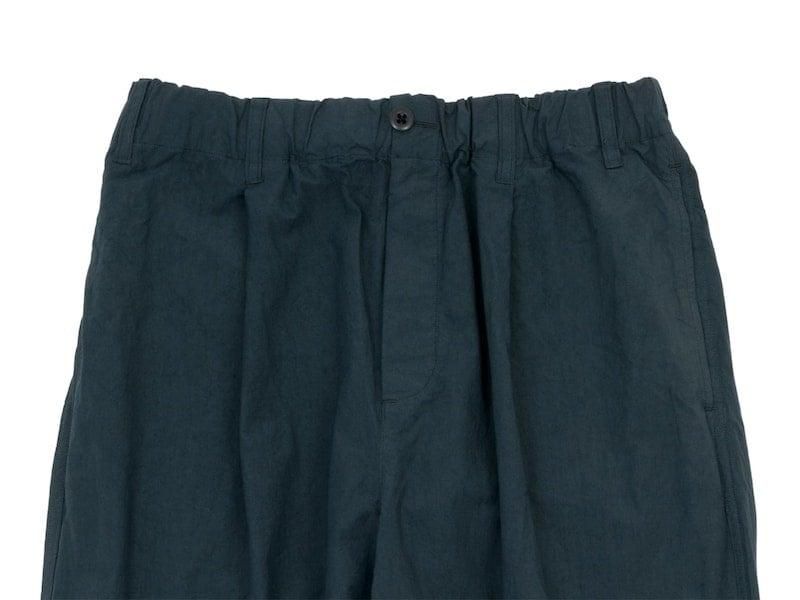 maillot mature rub cotton easy pants INK BLACK