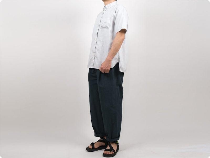 maillot mature rub cotton easy pants INK BLACK