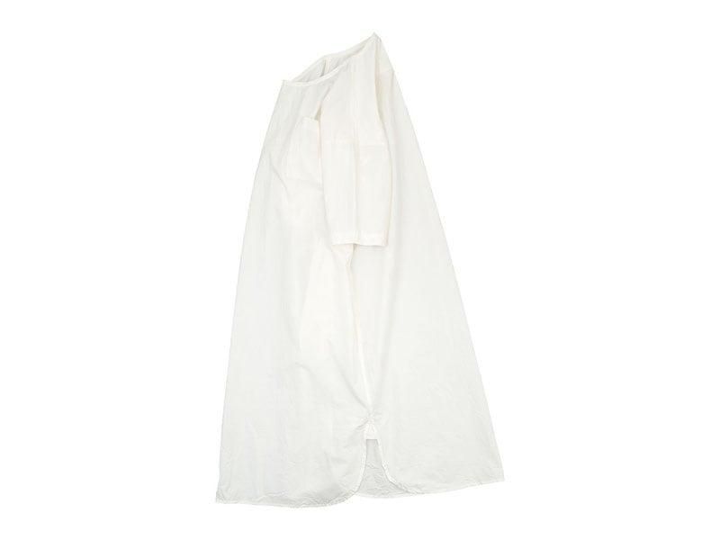 TOUJOURS Crew Neck Boy's Shirt Dress DUSTY WHITESM32BD02