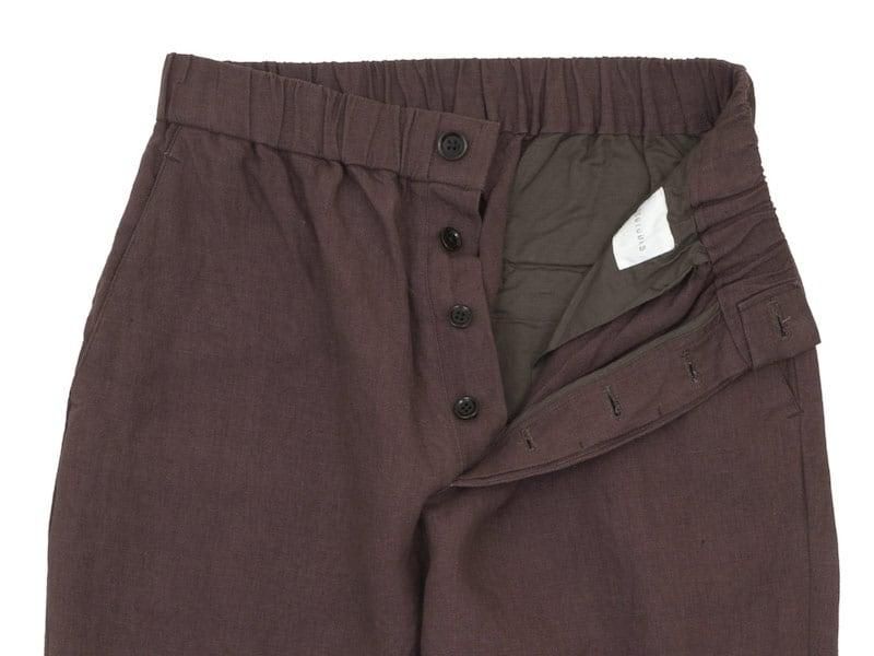 TOUJOURS Easy Trousers 42PLUM KM32MP02