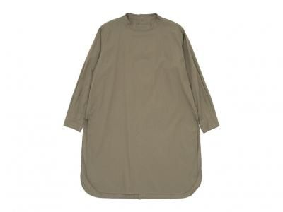 TOUJOURS Back Button Long Shirt MOCHA MM32PS01