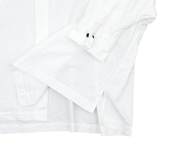 TOUJOURS Double Cuffs Wide Shirt WHITE MM32PS03