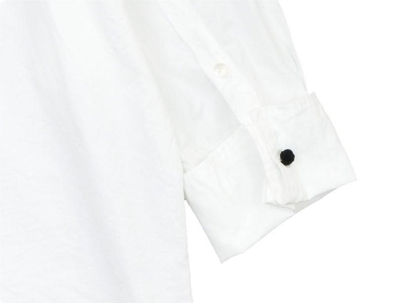 TOUJOURS Double Cuffs Wide Shirt WHITE MM32PS03