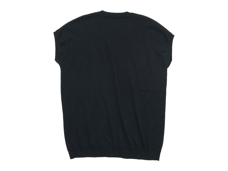 Charpentier de Vaisseau Klera Cotton Knit French Sleeve BLACK