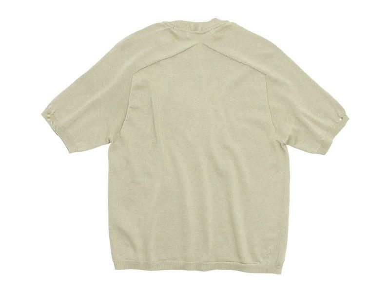 Charpentier de Vaisseau Klim Cotton Knit Short Sleeve BEIGE