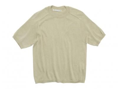 Charpentier de Vaisseau Klim Cotton Knit Short Sleeve BEIGE