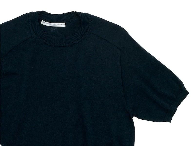 Charpentier de Vaisseau Klim Cotton Knit Short Sleeve NAVY