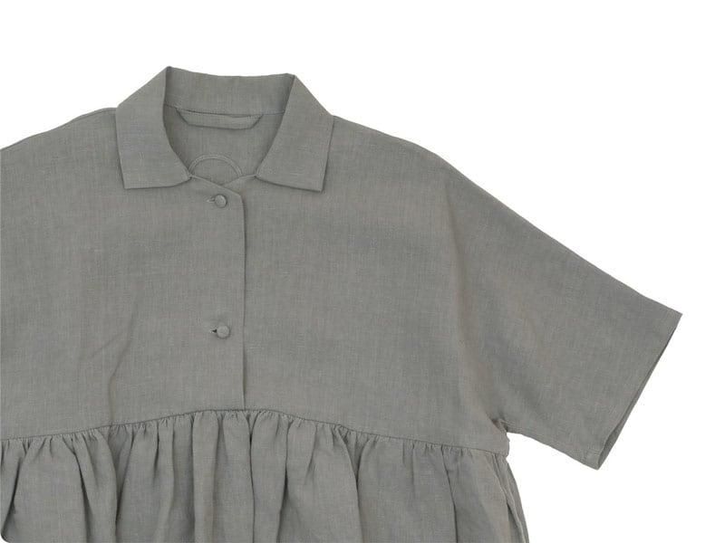 Atelier d'antan Bretonʥ֥ȥ Short Sleeve Shirts GRAY