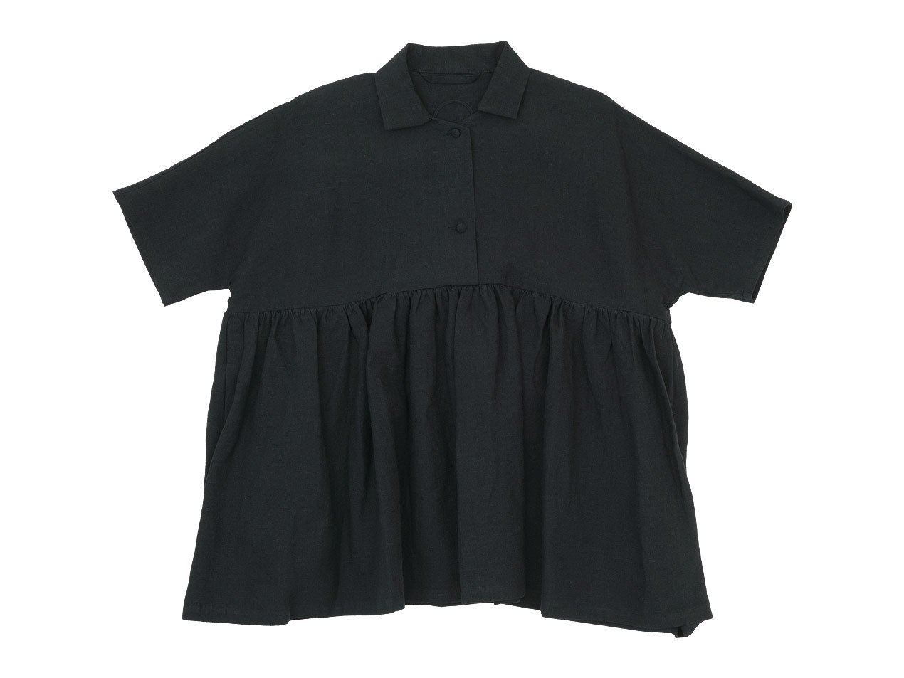 Atelier d'antan Bretonʥ֥ȥ Short Sleeve Shirts BLACK