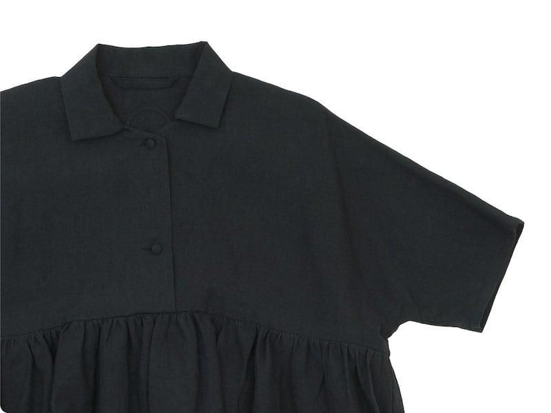 Atelier d'antan Bretonʥ֥ȥ Short Sleeve Shirts BLACK