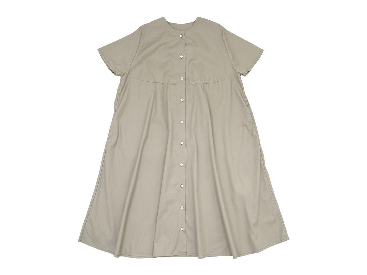 Atelier d'antan Martinuʥޥƥ̡ Short Sleeve Bouton one-piece LIGHT GRAY