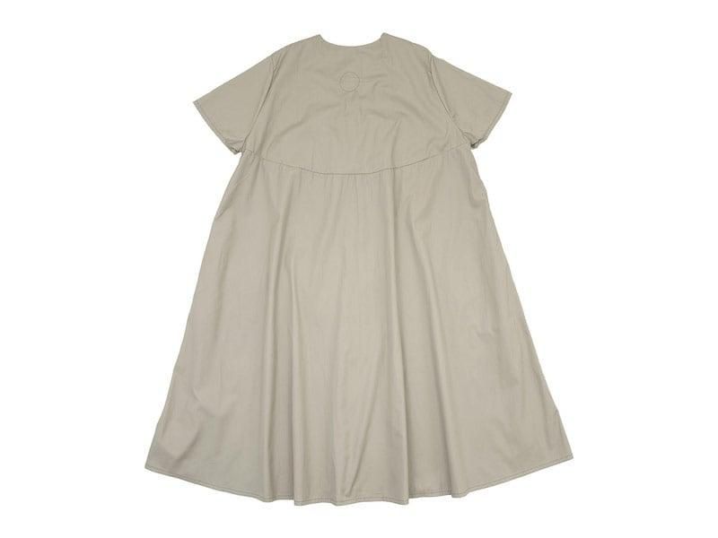 Atelier d'antan Martinuʥޥƥ̡ Short Sleeve Bouton one-piece LIGHT GRAY