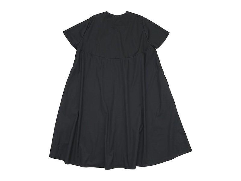 Atelier d'antan Martinuʥޥƥ̡ Short Sleeve Bouton one-piece BLACK