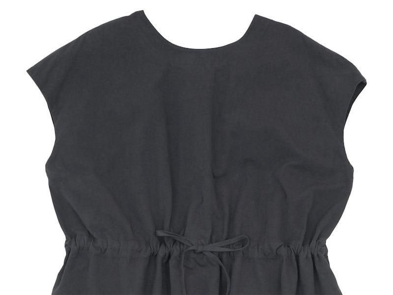 Atelier d'antan AlbersʥС No Sleeve Gathered one-piece DARK GRAY