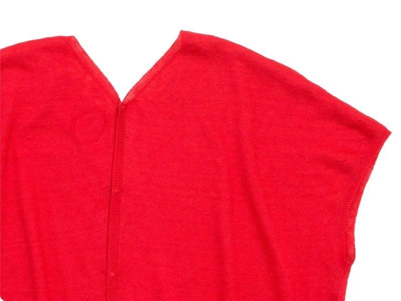 Atelier d'antan Sabinaʥӥʡ Short Sleeve Linen Knit RED