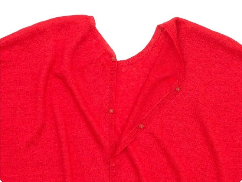 Atelier d'antan Sabinaʥӥʡ Short Sleeve Linen Knit RED
