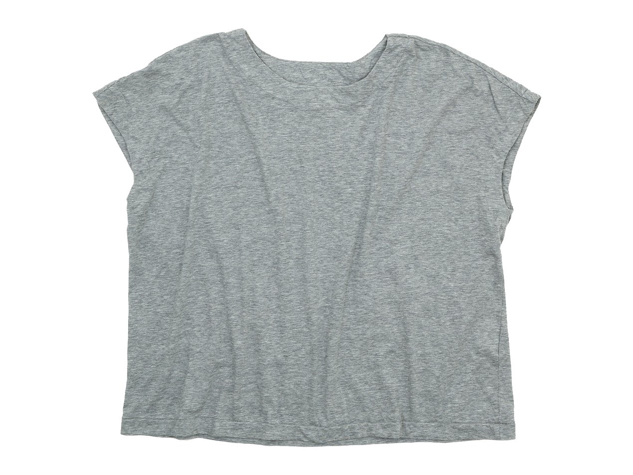 Atelier d'antan Peel（ピール） Cotton No Sleeve T-Shirt GRAY