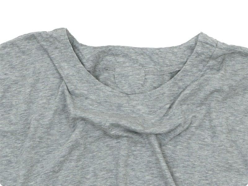 Atelier d'antan Peelʥԡ Cotton No Sleeve T-Shirt GRAY