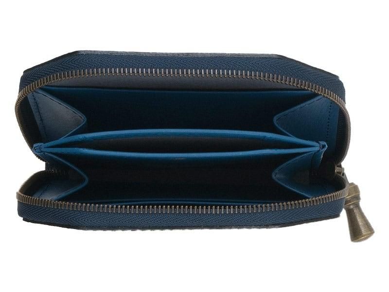 POSTALCO Kettle Zipper Wallet Thin Navy