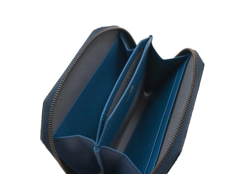 POSTALCO Kettle Zipper Wallet Thin Navy